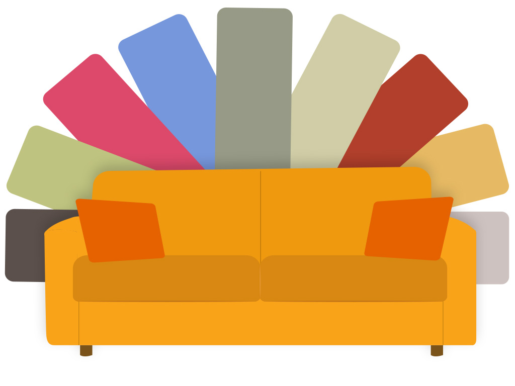 Большой выбор обивок для диванов в МебельОК